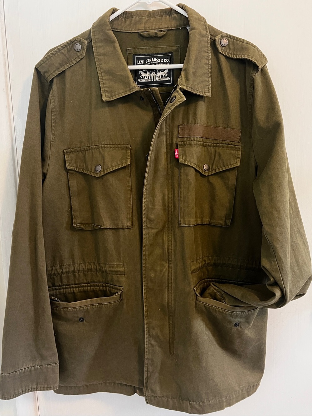 Levi's Olive Green Military Utility Jacket